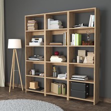 Bimossa Robin Üçlü Kitaplık 146 cm