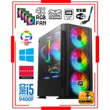 Zeiron Power RX20 Intel Core I5-9400F 16 GB Ram 256GB M.2 SSD + 1tb HDD 8gb 256BIT RX580 Oyuncu Masaüstü Bilgisayar