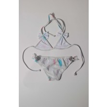 Luess Kız Çocuk Tüy Detaylı Bikini