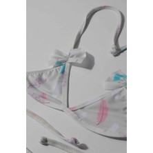 Luess Kız Çocuk Tüy Detaylı Bikini