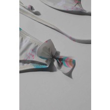 Luess Kız Çocuk Tüy Detaylı Bikini