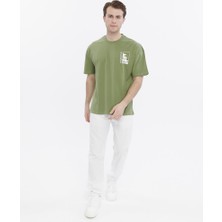 Glendi Oversize Baskılı Tişört