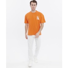 Glendi Oversize Baskılı Tişört