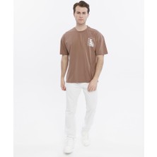 Glendi Oversize Baskılı Tişört