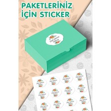 Tuğset Etiket Güzel Günlerde Kullanın Sticker 5,2 cm 25 Adet Opak Sticker Yapışkanlı Etiket T988