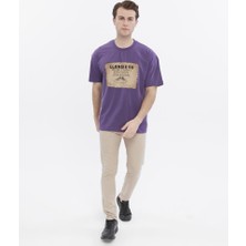 Glendi Oversize Baskılı Tişört
