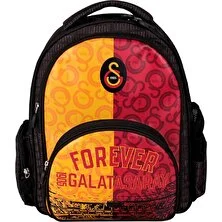 Galatasaray Forever Suni Deri Okul Sırt Çantası 3 Bölmeli (24589)