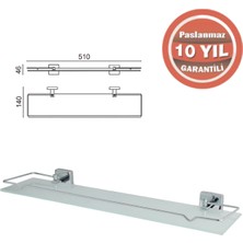 Çelik Banyo VZ10-005 Vizyon Etajer