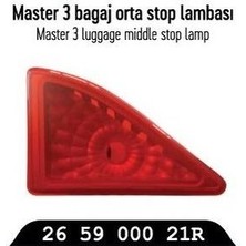 Master 3 Arka 3.stop Lambası Fren Lambası (Ns) 265900021R Gold