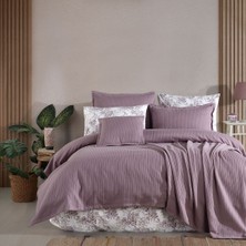 Lief Home Pamuklu Lastikli Çarşaflı Pike Takımı | 220X230