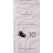 The Kahveci Nespresso Uyumlu Karamel Aromalı Kapsül Kahve 10'lu