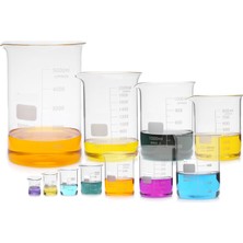 Glass Rose Cam Beher Seti 2 Adet 150 ml 2 Adet 250 ml Cam Beher