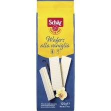 Schar Wafers Alla Vaniglia 125G Vanilyalı Gofret 3 Adet