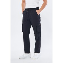 Mesfeno Clothing Mesfeno Erkek Pantalon, Likralı Esnek Paraşüt Kumaş, Kargo Cep Detaylı, Regular Kesim, Paçası ve Beli Lastikli Ayarlanabilir Ip Lastikli