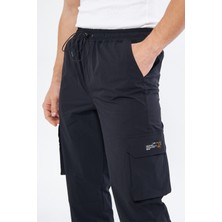 Mesfeno Clothing Mesfeno Erkek Pantalon, Likralı Esnek Paraşüt Kumaş, Kargo Cep Detaylı, Regular Kesim, Paçası ve Beli Lastikli Ayarlanabilir Ip Lastikli