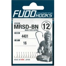 Fudo 4401 Maru Sode W/ Rıng Black Nıkel Olta Iğnesi No:5