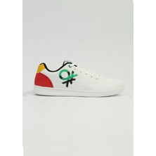 Benetton BNI-10296 Ithal Beyaz Erkek Spor Ayakkabı