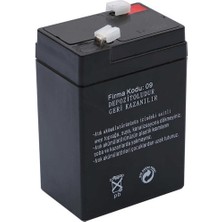 Atex 6V4AH/20HR Bakımsız Kuru Akü Akü Atex 6V-4AH