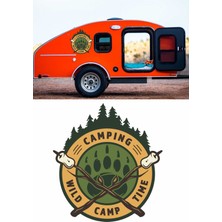 Sticker Usta Off Road Camping Adventure Kamp Offroad Sticker 01779