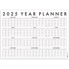 Bi'aldım 2025 Yıllık Planlayıcı Duvar Takvimi 2025 Takvim