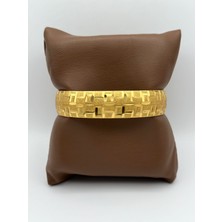 Arnes Jewelry Çelik 22 Ayar Altın Kaplama Bilezik