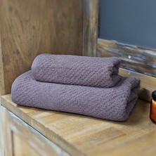 Cozyy Life %100 Pamuk | Simple Banyo Havlusu 2’li Set | Mor