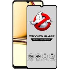 Caseart Realme C53 Tam Kaplayan Privacy Hayalet Temperli Ekran Koruycu Cam