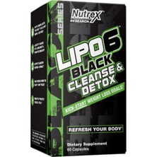 Nutrex Lipo-6 Black Cleanse & Detox 60 Capsul  Usa Version