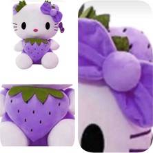 Hello Kitty Soft Peluş Oyuncak Uyku Arkadaşı Mor 50 cm