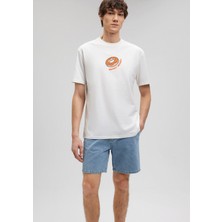 Donut Baskılı Beyaz Tişört  0612069-80194