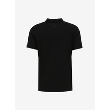 Discovery Expedition Siyah Erkek Basic Polo T-Shirt D4Sm-Tst3248