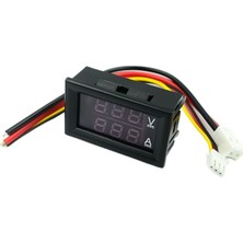 Elektromall Dijital Voltmetre ve Ampermetre Dc 0-100V 10A