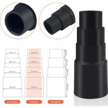 Haashu 6'lı Paket Hortum Adaptörlü Süpürge 25 Mm'den 42 Mm'ye Hortum Redüktörlü (Yurt Dışından)