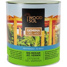 Woodsol Gemina Dış Mekan Ahşap Jel Vernik 0000 Clear 2.5 l