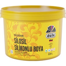 Düfa Silosil Silikonlu Dış Cephe Duvar Boyası 8235 Açık Kahve 2.5 l