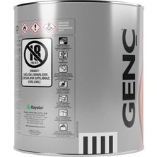 Genç Sentetik Parlak Ahşap Metal Boyası 7210 Kurşuni 2.5 l