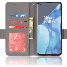 Oneplus 9 Için Kılıf Pro Yan Toka Cüzdan Pu Deri Manyetik Kart Yuvaları (Yurt Dışından)