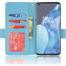 Oneplus 9 Için Kılıf Pro Yan Toka Cüzdan Pu Deri Manyetik Kart Yuvaları (Yurt Dışından)