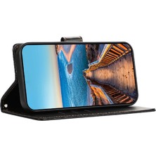 Realme 12 Artı Kickstand Üç Kart Yuvaları Darbeye Şok Için Flip Case (Yurt Dışından)