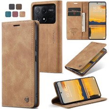 Xiaomi Poco X6 Pro 5g Flip Için Flip Case Folio Kitap Kılıf Kart Yuvası Kapatma (Yurt Dışından)