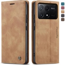 Xiaomi Poco X6 Pro 5g Flip Için Flip Case Folio Kitap Kılıf Kart Yuvası Kapatma (Yurt Dışından)