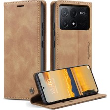 Xiaomi Poco X6 Pro 5g Flip Için Flip Case Folio Kitap Kılıf Kart Yuvası Kapatma (Yurt Dışından)