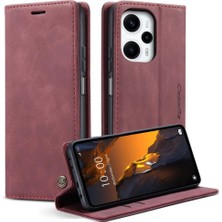 Xiaomi Poco F5 5g Manyetik Kapatma Için Flip Case Darbeye Çevir Folio Pu (Yurt Dışından)