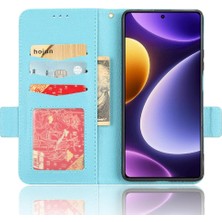 Xiaomi Poco F5 5g Için Kılıf Cüzdan Kart Yuvaları Tutucu Yan Toka Manyetik (Yurt Dışından)