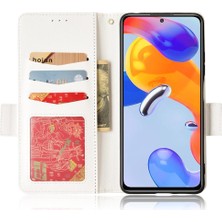 Xiaomi Redmi Için Not 11 Pro 4g/5g Yan Toka Pu Deri Cüzdan Kart (Yurt Dışından)