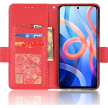 Xiaomi Redmi Için Not 11 5g Pu Deri Manyetik Cüzdan Kart Yuvaları (Yurt Dışından)