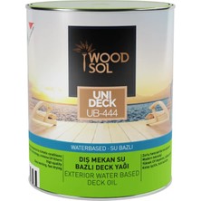 Woodsol Unideck Su Bazlı Ahşap Deck Yağı 1212 Teak 0.75 l