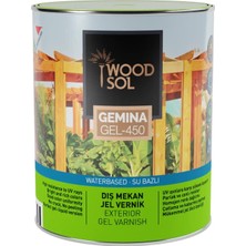 Woodsol Gemina Dış Mekan Ahşap Jel Vernik 1569 Misty Grey 0.75 l