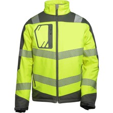 Vizwell VWJK268 Yüksek Görünürlüklü Softshell Ceket Xl