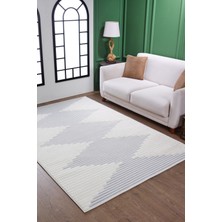 Venucci Home & Living Quincey Bukleli Yumuşak Peluş Post Shaggy Krem Çocuk Odası Oturma Odası Salon Mutfak Halısı